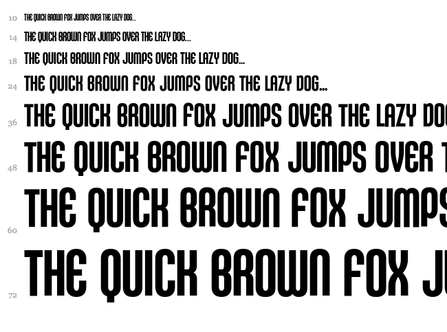 Kleptocracy Titling font waterfall